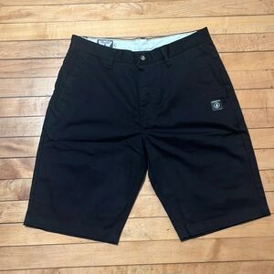 Black Volcom Shorts- Modern Fit